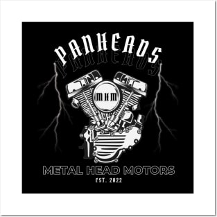 Metal Head Motors - Panheads Posters and Art